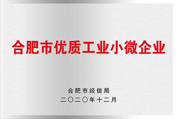 合肥市优质工业小微企业